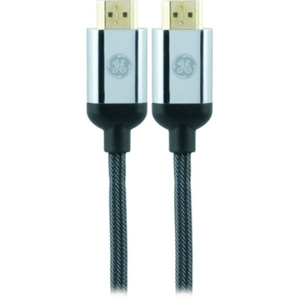 Câble HDMI GE de 6 pieds avec connecteurs plaqués OR 4K