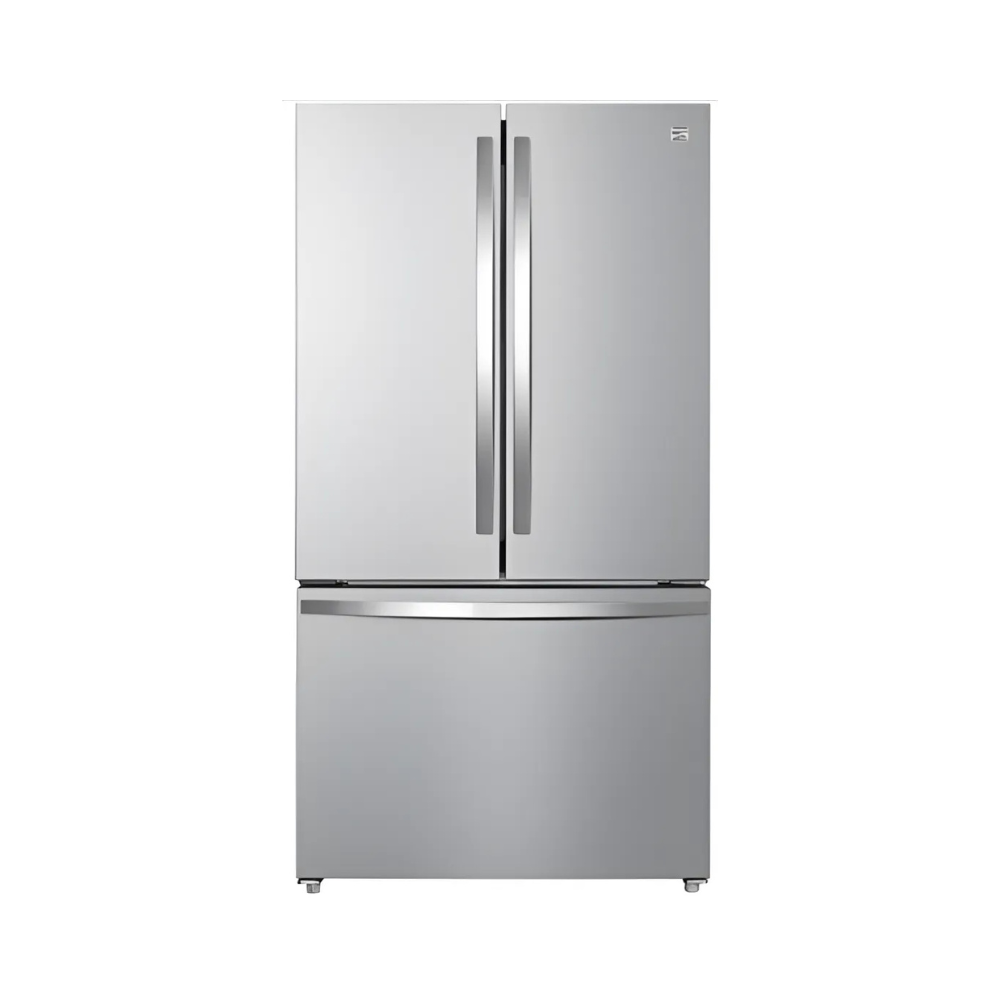 Réfrigérateur Kenmore à portes françaises en acier inoxydable, profondeur comptoir, 36 po, 20,3 pi³, avec fabrique de glace.