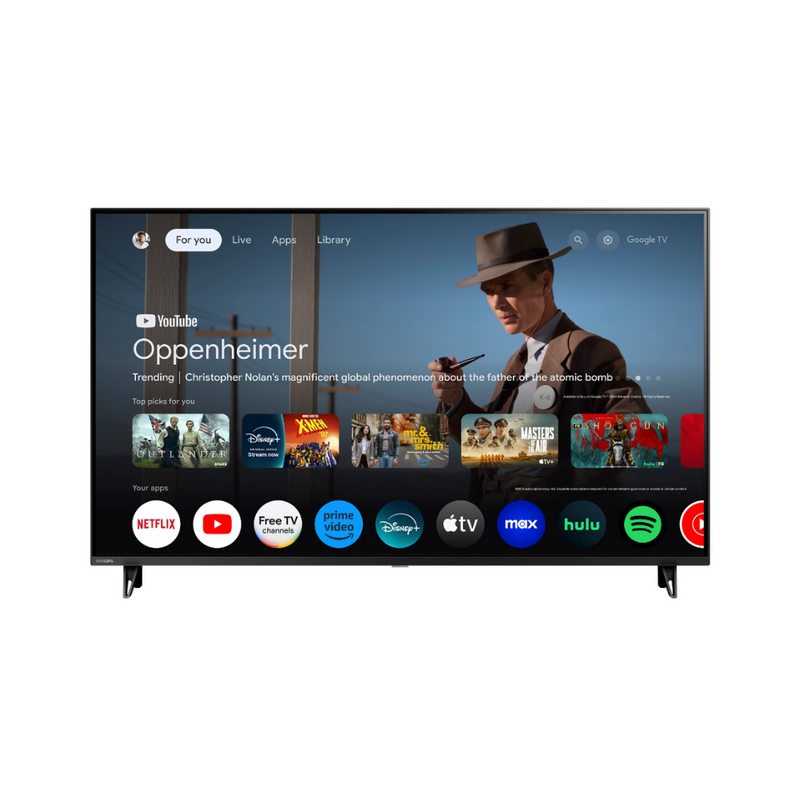 Téléviseur Philips 50'' 4K intelligent Google TV (50PUL7672/F7)