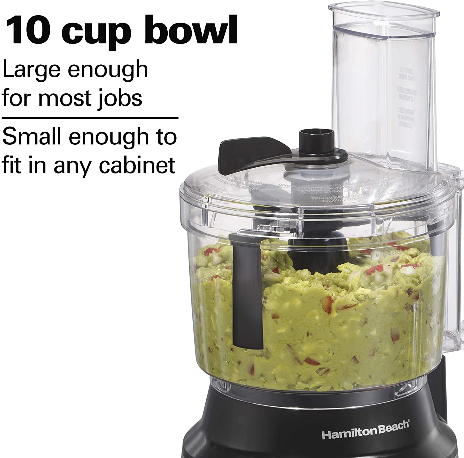 Robot culinaire HAMILTON BEACH en acier inoxydable de 10 tasses - (70730C)