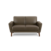 58" Loveseat with two Monarch cushions - RA-08- brown PU (8J22A08)