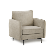 Monarch 32" Coach-4 Armchair - Beige Fabric (8K11C04)