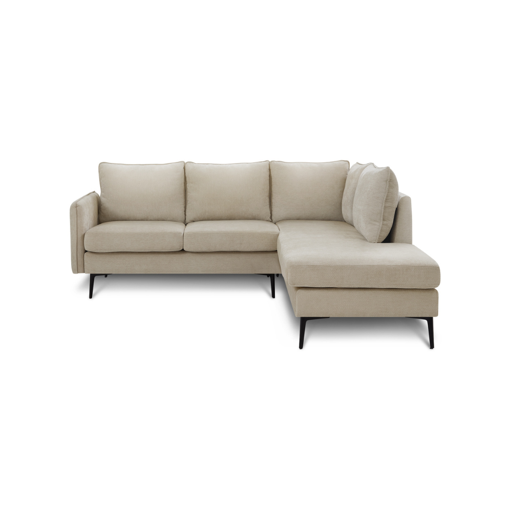 85" Monarch Sectional Sofa - COACH-4 - Beige Fabric (8K15C04)