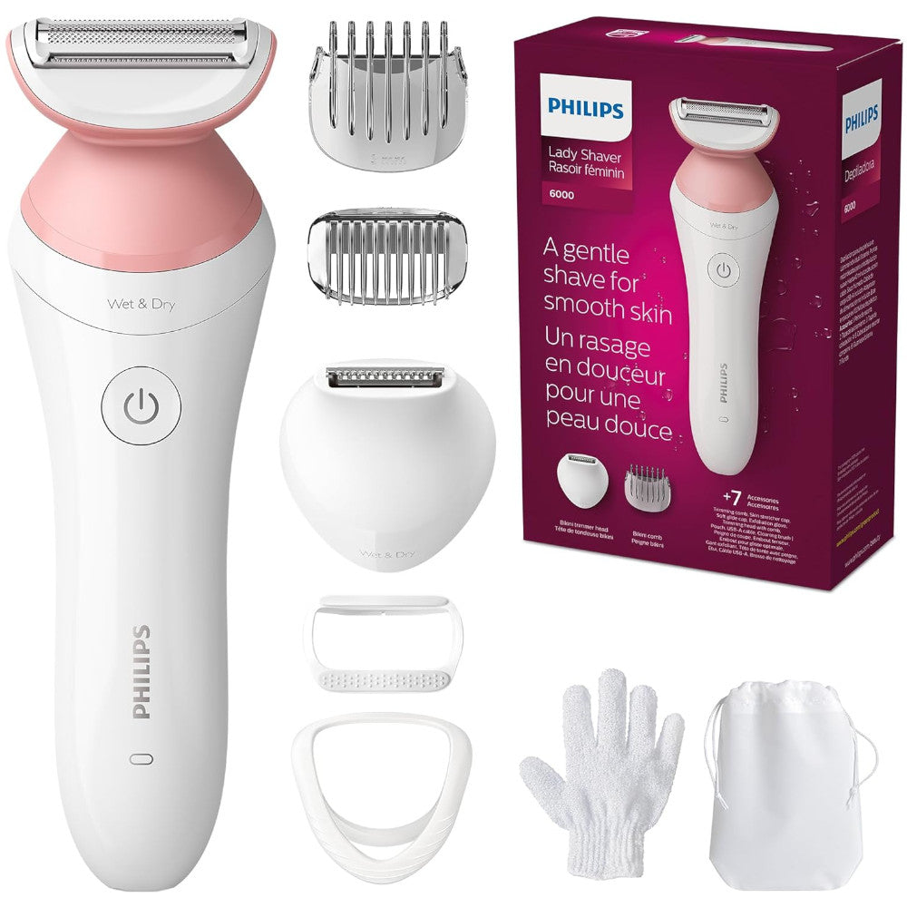 Rasoir pour femmes Philips Lady Shaver Series 6000 (BRL146/00) - Nouveau