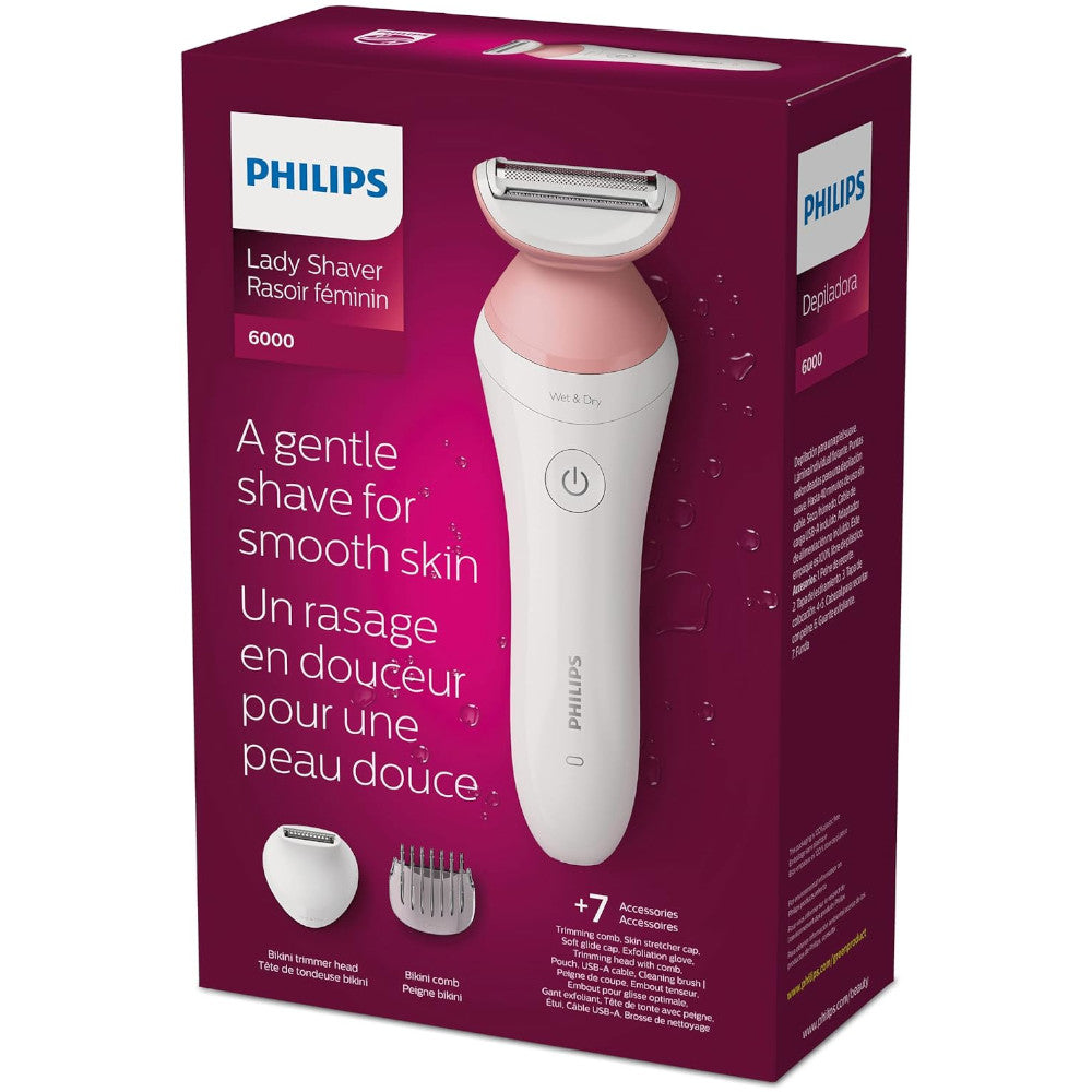 Rasoir pour femmes Philips Lady Shaver Series 6000 (BRL146/00) - Nouveau