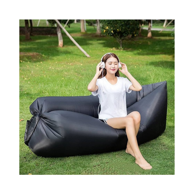 Chaise longue gonflable portable hamac et chaise de camping avec design étanche et anti-fuite d'air (Soldes de fin de saison)