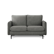 57" Loveseat with Two Cushions by Monarch - COACH-18 - Grey Fabric (8K12C18)
