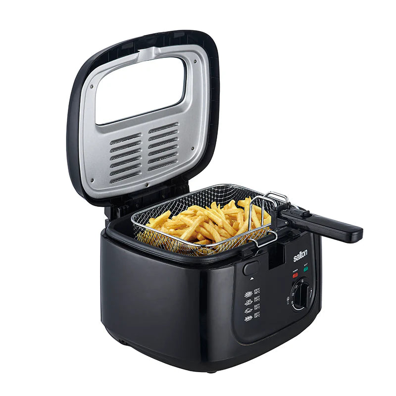 Salton Cool Touch Deep Fryer 2.5 litres/quart - Black