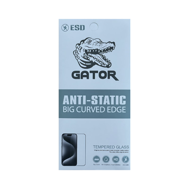 Verre trempé Gator pour iPhone 11 Anti-static - noir