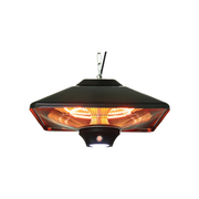 EnerG+ 5100 BTU Suspended Outdoor Heater – Black Square with LED (HEA-21288LED-BLK)