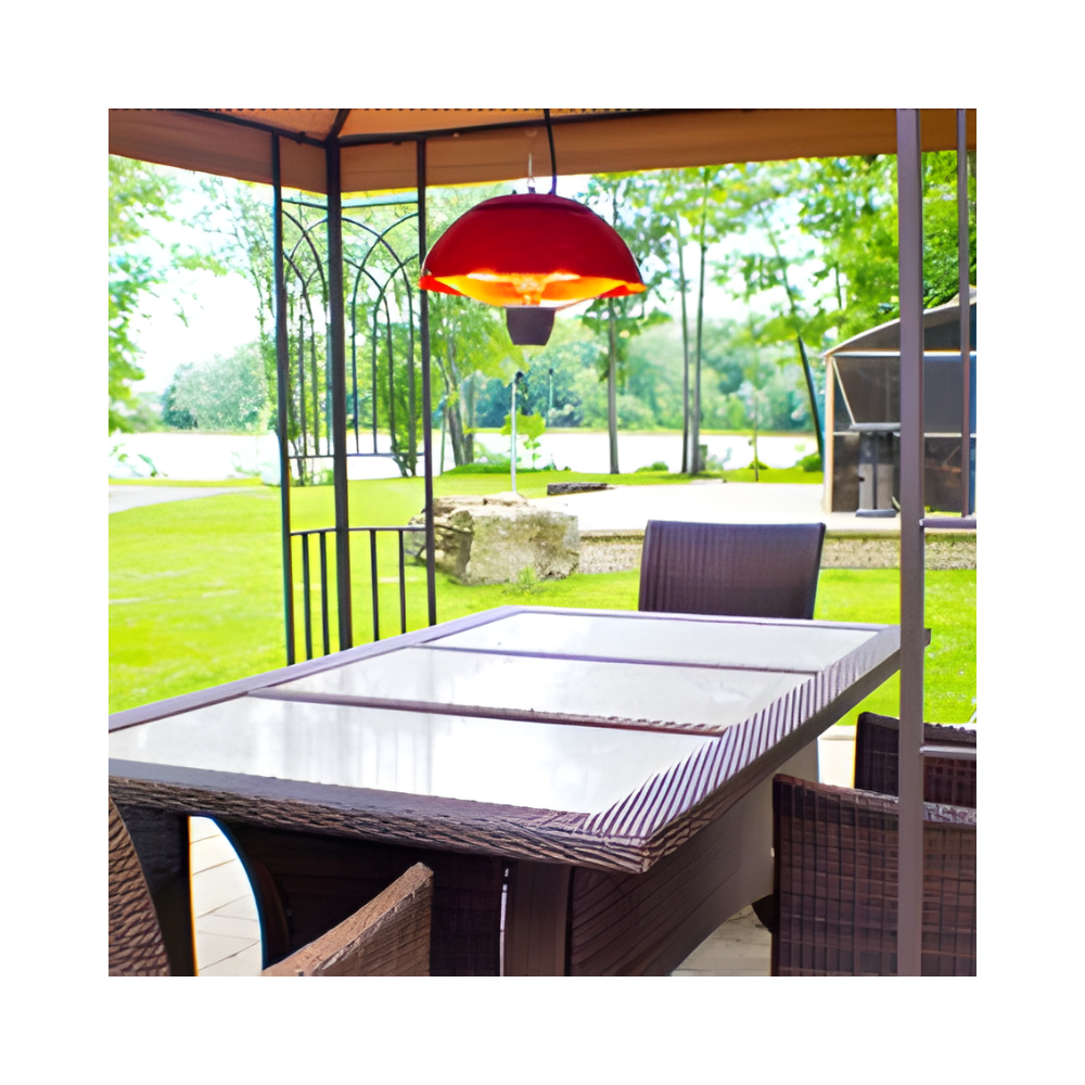 EnerG+ infrared patio heater, Red, 1500 watts (HEA-21538R) 