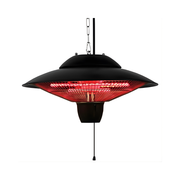 EnerG+ Electric Ceiling Heater for Indoor/Outdoor Patio - Black (HEA-22000-HBR)