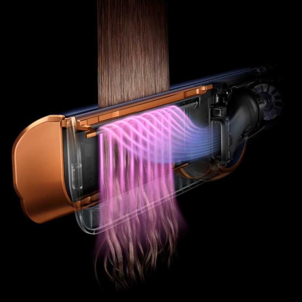 Dyson Airstrait Straightener - Prussian Blue/Copper (AIRSTRAITV2G3) - refurbished by Dyson