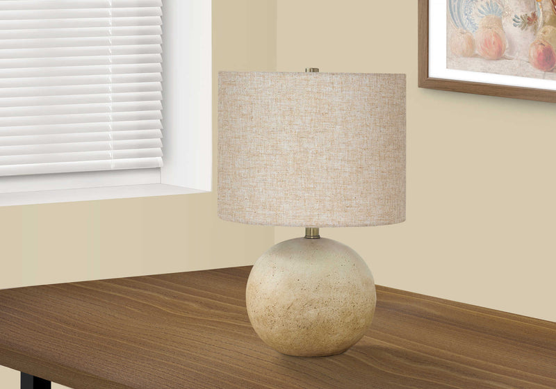 Lampe de table Monarch - Luminaire - Beige Beton / Beige (I 9718)