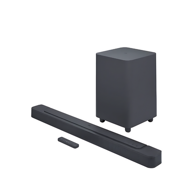 Barre de son JBL 5.1 canaux 550 W avec haut-parleur d'extrêmes graves sans fil - Recertifié par JBL