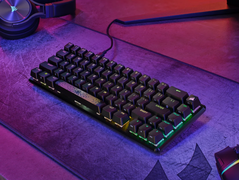 Clavier de jeu Corsair opto-mécanique K65 PRO MINI RGB