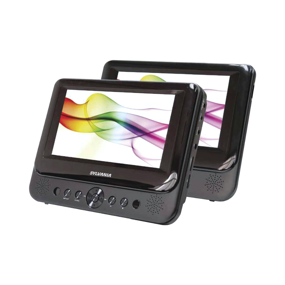 Lecteur DVD portatif Sylvania à 2 écrans (SDVD9960) - Les soldes du printemps - 9 pouces