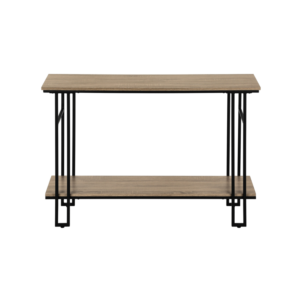 Table d'appoint console d'entrée taupe / noir - Monarch (I3577)