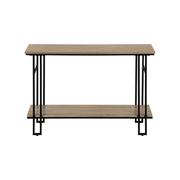 Table d'appoint console d'entrée taupe / noir - Monarch (I3577)