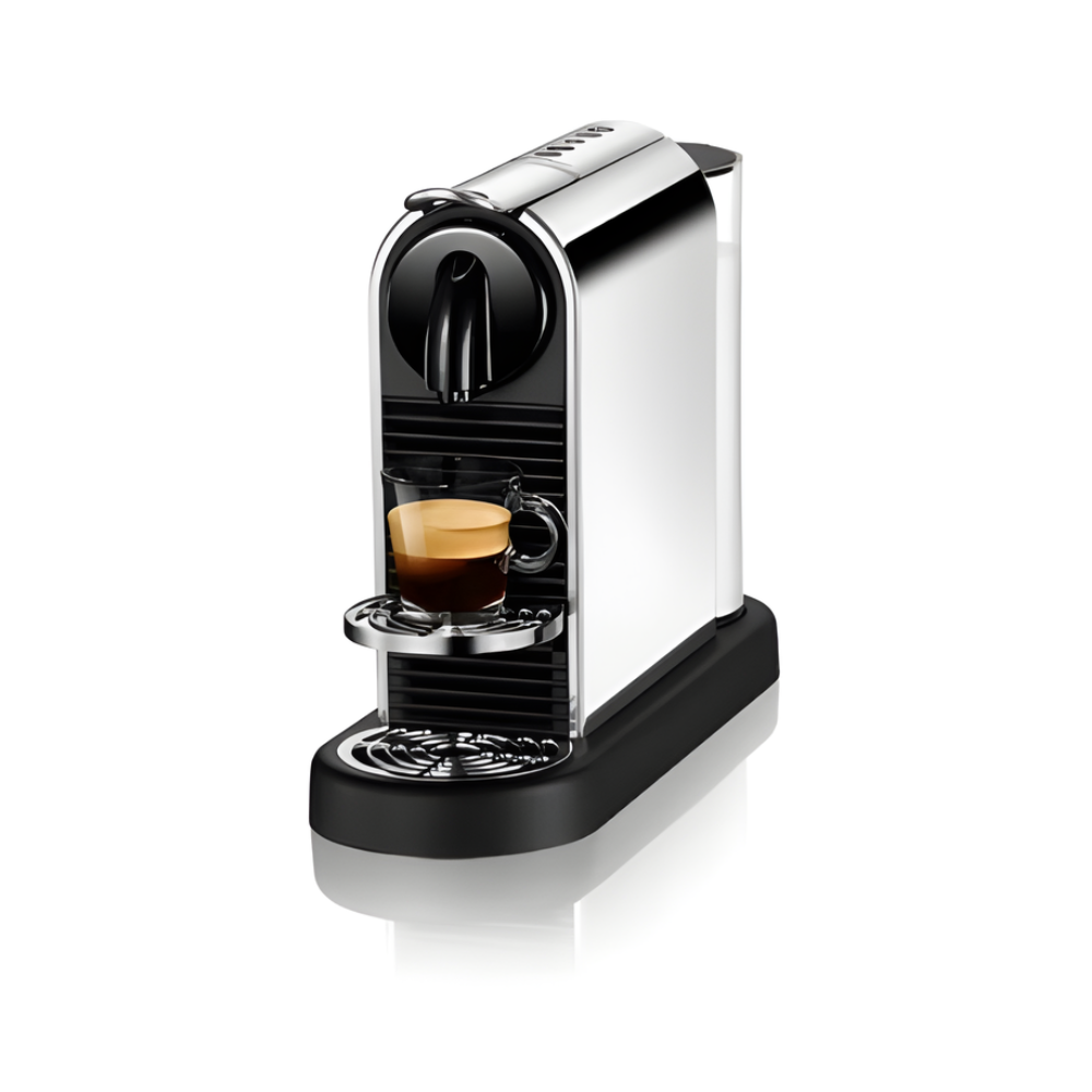 Machine à café Nespresso CitiZ Platinum en acier inoxydable
