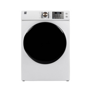 Sécheuse électrique frontal Kenmore 27 po, 8,0 pi³  – avec vapeur et trousse de superposition, blanc