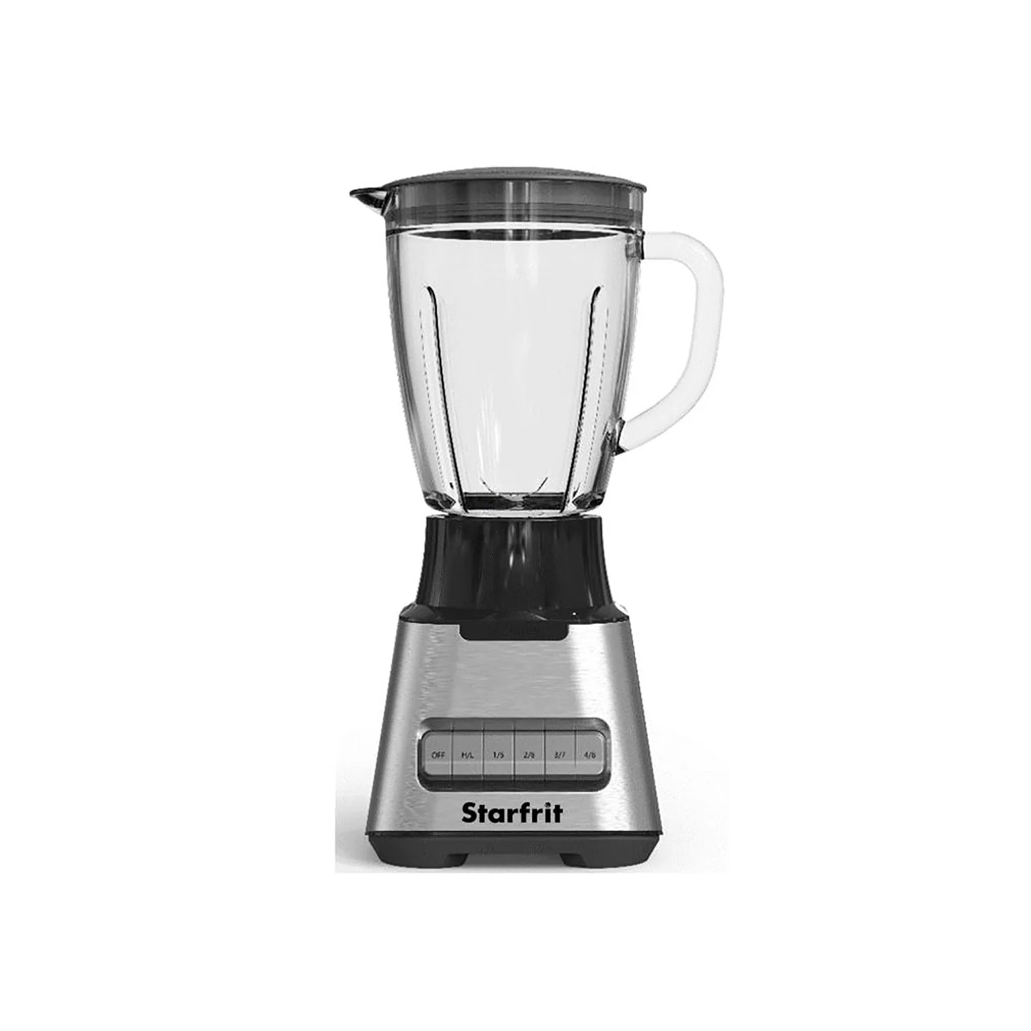 Mélangeur Vertical Starfrit avec Lames en Acier Inoxydable, Capacité de 1.5 Litre, 500 Watts