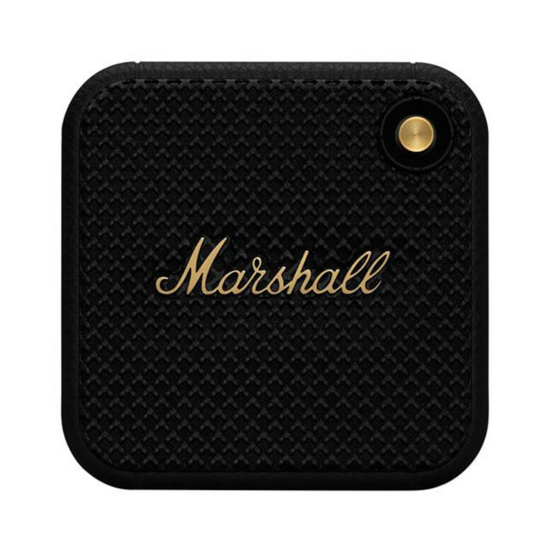 Haut-parleur sans fil Bluetooth Marshall Willen étanche - Noir/Laiton - Recertifié par Marshall