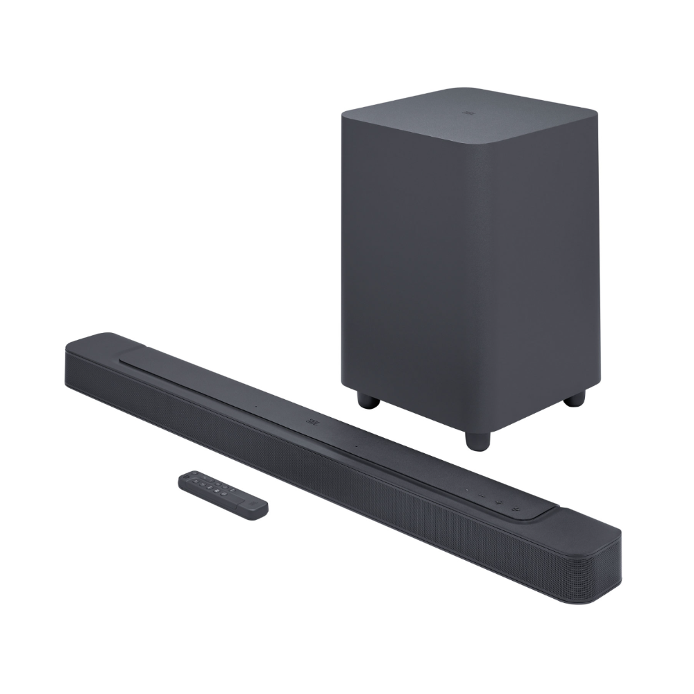 Barre de son JBL 5.1 canaux Dolby Atmos 590 W Bar 500 avec haut-parleur d'extrêmes graves sans fil - Recertifié par JBL