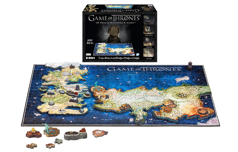 Puzzle Game of Thrones Westeros et Essos - 891 pièces pour enfants et adultes -PROMOTION-