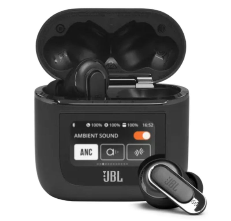 Écouteurs JBL True Wireless à réduction de bruit en noir - (JBLTOURPRO2) - Recertifié par JBL -BLACKFRIDAY-