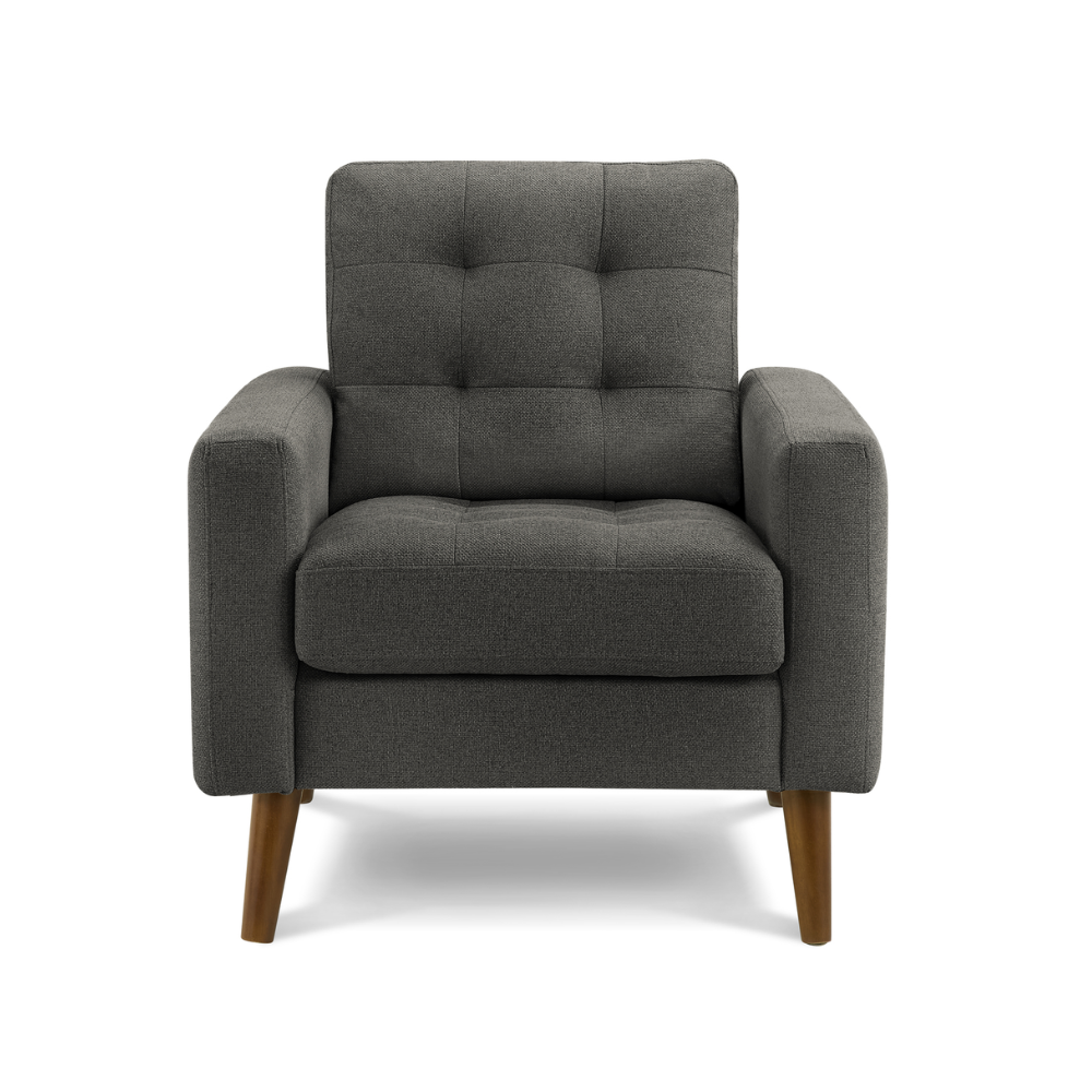 Fauteuil de 31" de Monarch LUMOS-17– Tissu gris foncé (8J11L17)