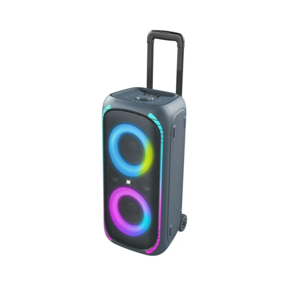 Enceinte Bluetooth ONN sans fil Party Speaker avec éclairage LED multicolore et 12 heures d'autonomie