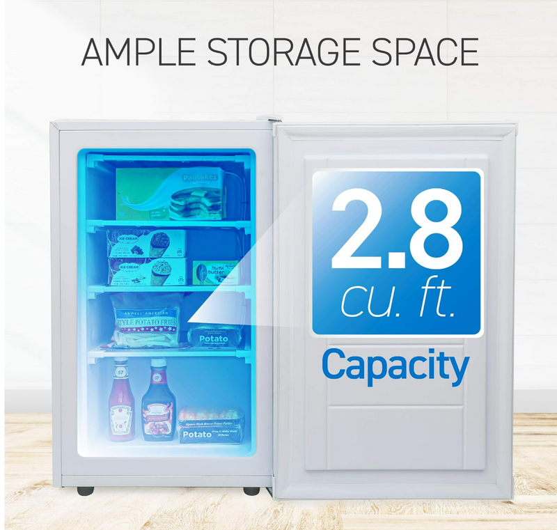 Congélateur vertical Commercial Cool de 2,8 pieds cubes (CCUN28W) Nouveau