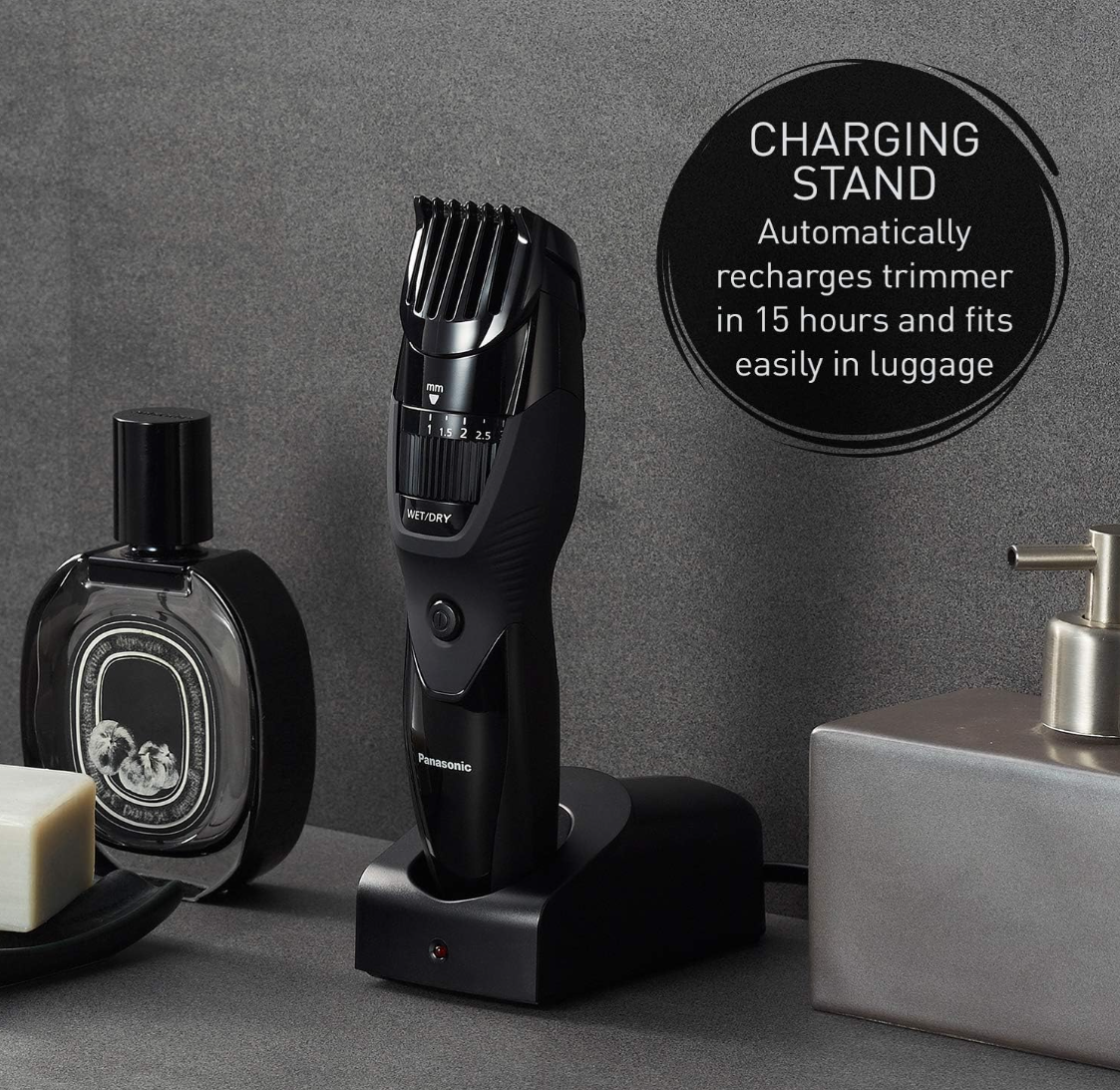 Tondeuse à barbe et cheveux Panasonic Precision Wet / Dry Noir (ERGB42K)