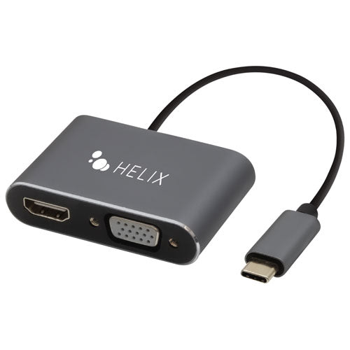 Adaptateur USB-C à HDMI/VGA de Helix (ETHADPCHV)