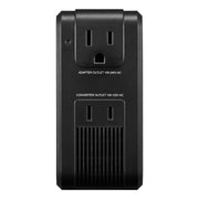 Adaptateur et convertisseur de voyage d'Insignia - Noir