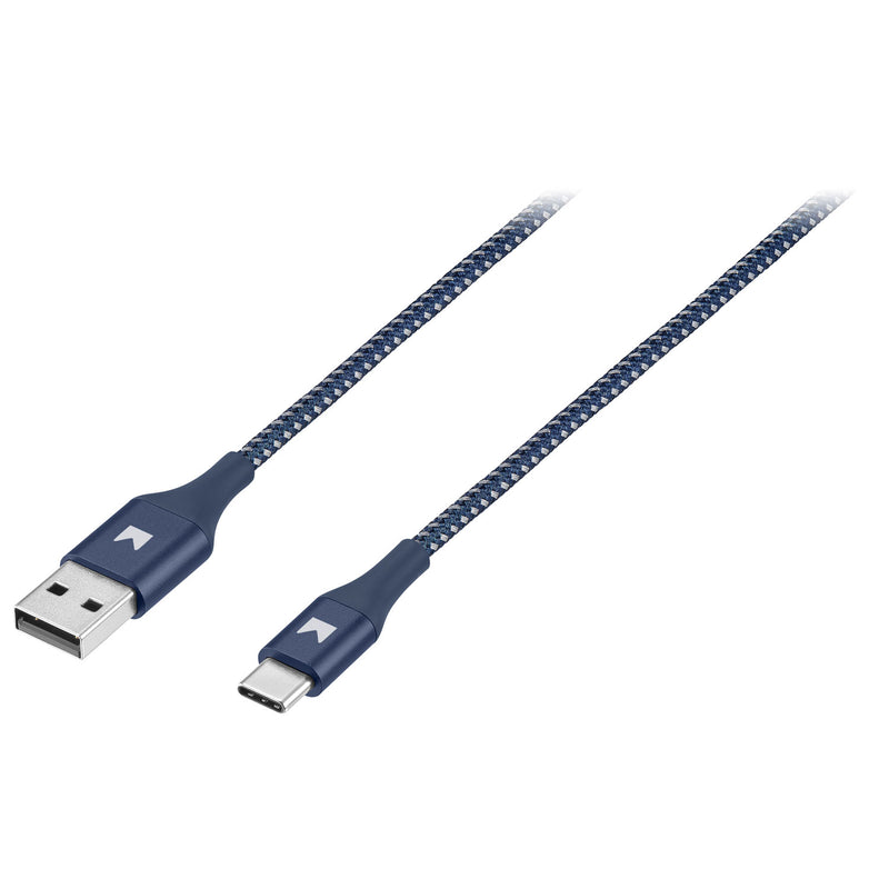 Câble USB-C tissé de 1,2 m (3,9 pi) de Modal (MD-MCA421BG-C)