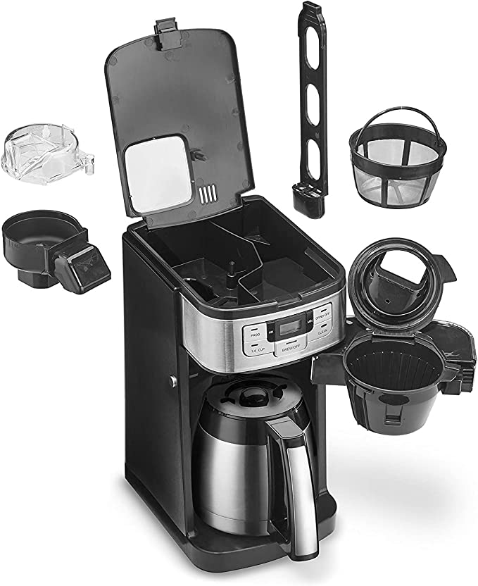 Cafetière Cuisinart entièrement automatique 12 tasses à moulin intégré (DGB-450IHR)