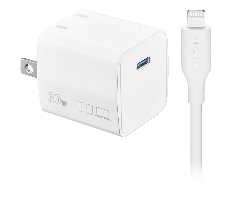 Chargeur mural USB-C de 30 W d'Insignia - Blanc