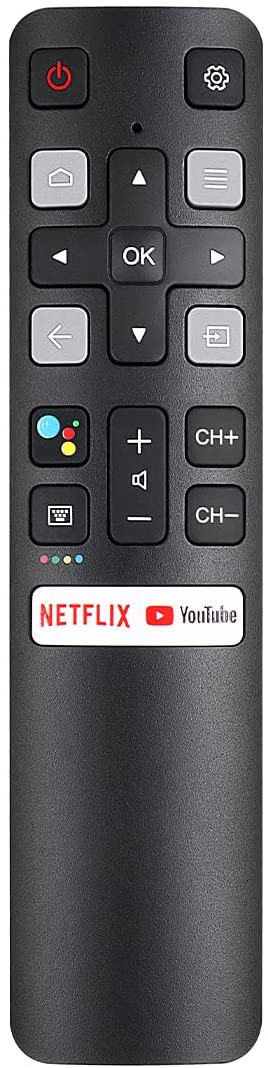 Télécommande vocale de rechange pour TCL Smart Android TV